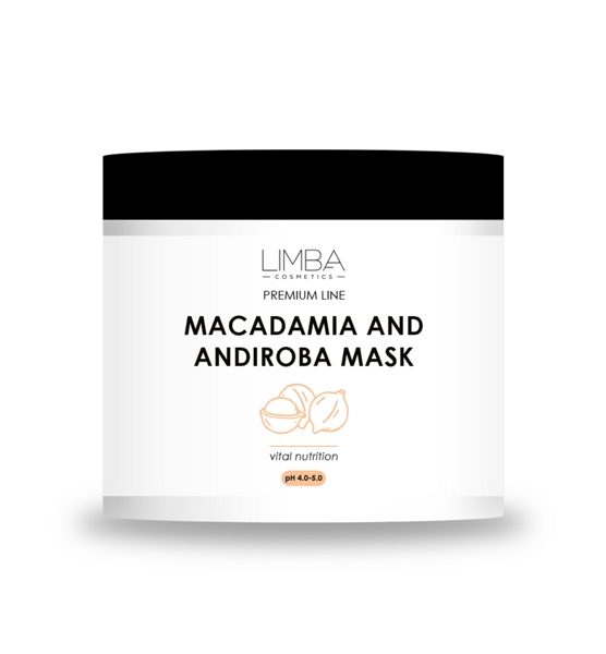 Limba Cosmetics Premium Line Macadamia and Andiroba mask, 500 gm
